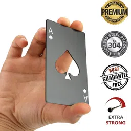 rv mart CARDACESPADEOPENERBLACK Bottle Opener image 5