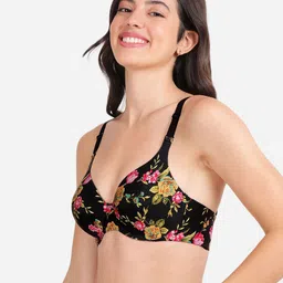 shyaway Pack of 3 Floral Bra Medium Coverage Underwired Lightly Padded image 4