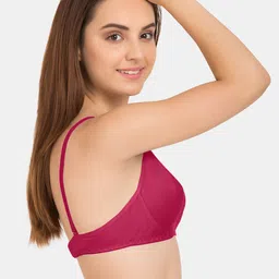 Tweens Pack Of 3 Full Coverage Cotton Non Padded T-Shirt Bra All Day Comfort image 3