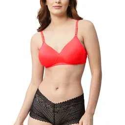 CUKOO Orange Bra Lightly Padded image 4