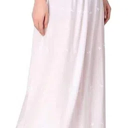 kanna fabric Women Regular Fit White Viscose Rayon Trousers-picture-26