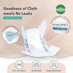 mylo Baby Leak-Proof Baby Cloth Diaper | Reusable, Washable & Adjustable, 3M-3Y image 2