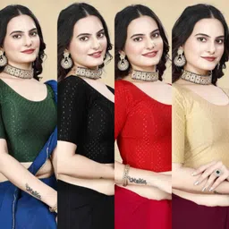 adityatopnotch Round Neck Women Blouse-picture-14