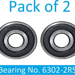 sinal Pack of 2 Ball Bearing 6302 2RS with 15mm inner and 42mm outer (BER36.1) Wheel Bearing-picture-23