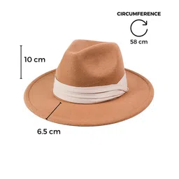 CHOKORE Men Ribbon Fedora Hat image 2