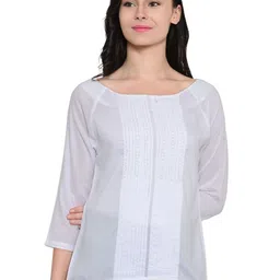 Zastraa Boat Neck Sheer Top-picture-2