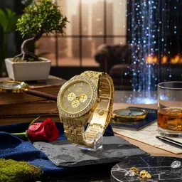 leathertone Diamond men fashion trendy Watch C79 Analog Watch - For Men FNRT-45-picture-13