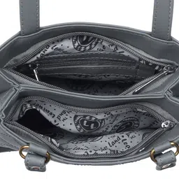 leather land Women Grey, Multicolor Pouch Potli image 4