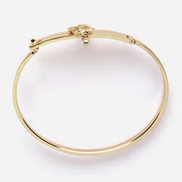 ZENEME Gold-Plated American Diamond Kada Bracelet image 3