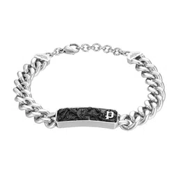 Police Men Stainless Steel Link Bracelet image 1
