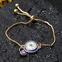 Young & Forever Brass Enamelled Brass-Plated Wraparound Bracelet image 1