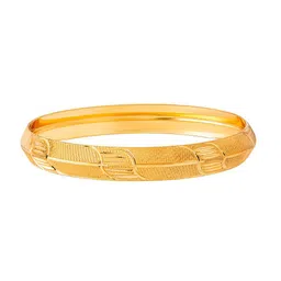 bodha Men Gold-Toned & Gold-Plated Kada Bracelet-picture-50