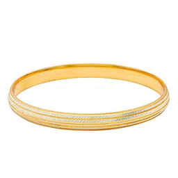 bodha Men Gold-Plated Dual Toned Kada Bracelet-picture-23