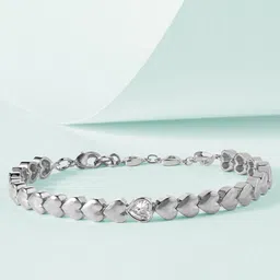 MINUTIAE Women Silver Embellished Bracelet-image-11