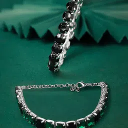 AMI Set of 2 Silver Plated Wraparound Bracelet-image-93