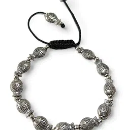 Vighnaharta Women Rhodium-Plated Alloy Cuff Bracelet image 2