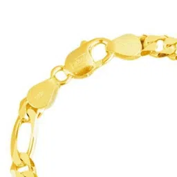 Zavya Men 925 Sterling Silver Gold-Plated Link Bracelet image 4
