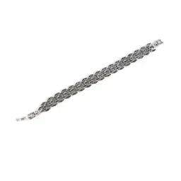 DressBerry Black Artificial Stones Studded Bracelet image 3