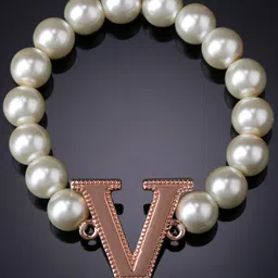 Estele Women Rose Gold-Plated Pearls Bracelet image 3