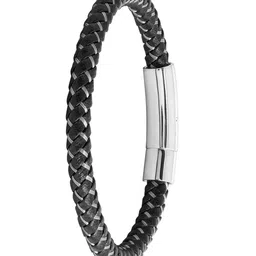 bodha Men Leather Wraparound Bracelet image 5