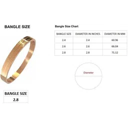 MYKI Rose Gold-Plated Kada Bracelet image 5