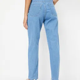 max Women Regular Mid Rise Blue Jeans image 3