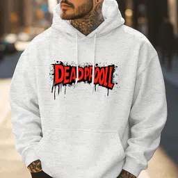 triptee Men Full Sleeve Printed Hooded Sweatshirt image 1