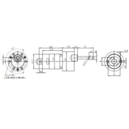 Johnson DC Geared Motor 12V 100 RPM (Grade A) image 4