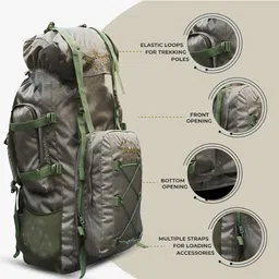 azad army rucksack with detachable backpack multiple pocket Rucksack - 125 L image 2