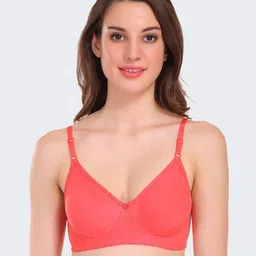 POOJA RAGENEE Pack Of 3 Non-Wired Non-Padded All Day Comfort Seamless Cotton T-Shirt Bra image 4