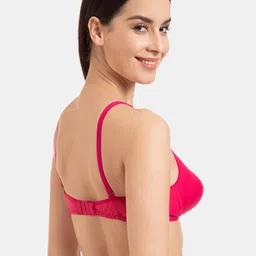 KOMLI Pack of 3 Seamless Cotton T-Shirt Bra - Full Coverage image 5