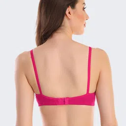 POOJA RAGENEE Pack Of 3 Non-Wired Non-Padded All Day Comfort Seamless Cotton T-Shirt Bra image 3