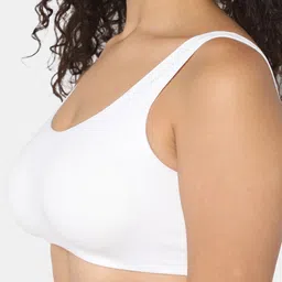 intimacy LINGERIE Full Coverage Training or Gym Cotton Workout Bra With All Day Comfort image 5