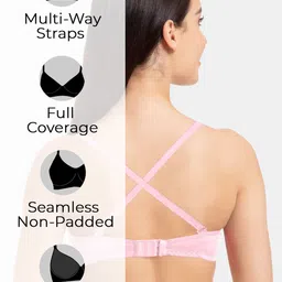 KOMLI Pack Of 2 Bra Full Coverage image 3