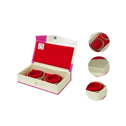 atorakushon Set Of 6 Pink & Red Jewellery Storage Box image 4