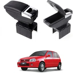 oshotto PU Leather AR-01 Car Armrest Console Box For Zen Black Car Armrest-picture-22