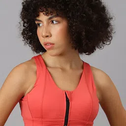 Fitkin Cut & Sew Front Zipper Bra image 1