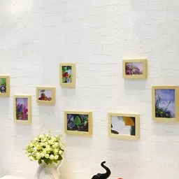ArtzFolio Camel Brown 8 Pieces Wooden Wall Photo Frames-image-58