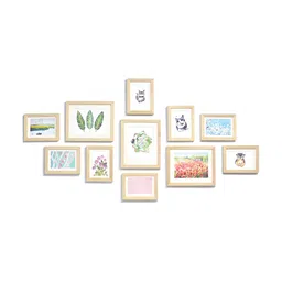 ArtzFolio Camel Brown 11 Pieces Wooden Wall Photo Frames-picture-10