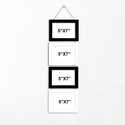 Art Street Set of 4 Black & White Photo Frame image 4