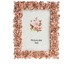 Art Street Pink & White Rose Textured Table Photo Frame image 4