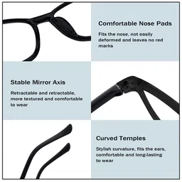 SYGA Kids Full Rim Square Frames image 4