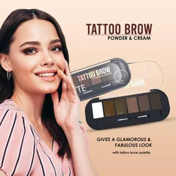 shryoan Tattoo Brow Powder & Cream Eyebrow Palette | Highly Pigmented & Long Lasting 4 g image 4