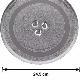 jkbk Microwave Oven Replacement Turntable/Rotating/Baking Glass Fiber Glass Microwave Turntable Plate image 2
