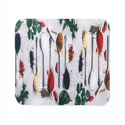 Kuber Industries White Green Printed Rectangular Kitchen Door Mat-picture-17