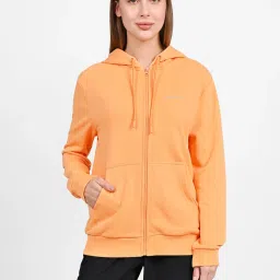 SKECHERS Orange Embroidered Regular Fit Hoodie-picture-12