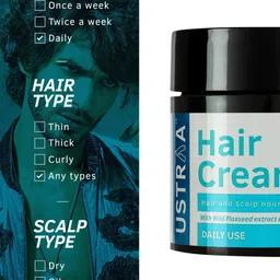 Ustraa Black Hair Cream with Deodorant image 5