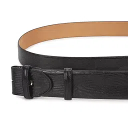 ELLIOT RHODES Men Textured Leather Belt image 3