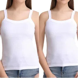 sujata fashion Women White, White Camisole-picture-27