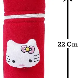 sarvatapana Baby Milk Feeding Bottle Cover with Zipper Soft Plush Stretchable, 120-250 ML image 4